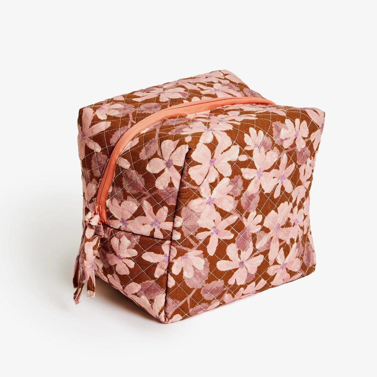 Violet Tan Toiletry Bag / Large