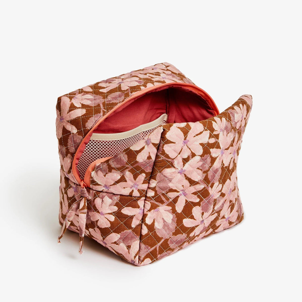 Violet Tan Toiletry Bag / Large