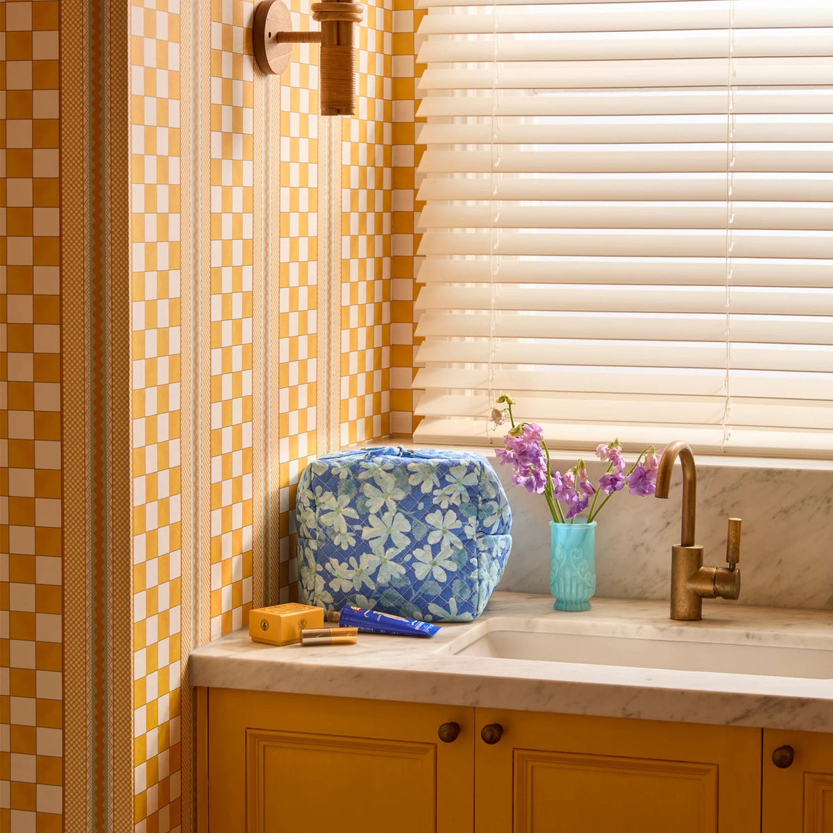 Violet Blue Toiletry Bag / Large