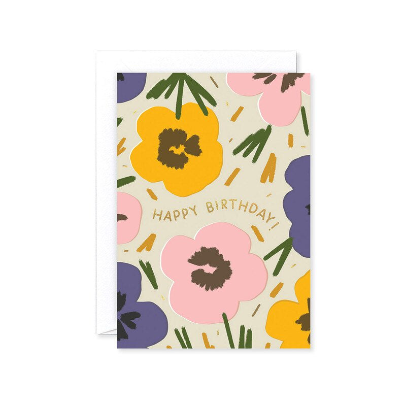 Greeting Card / Happy Birthday Flowers