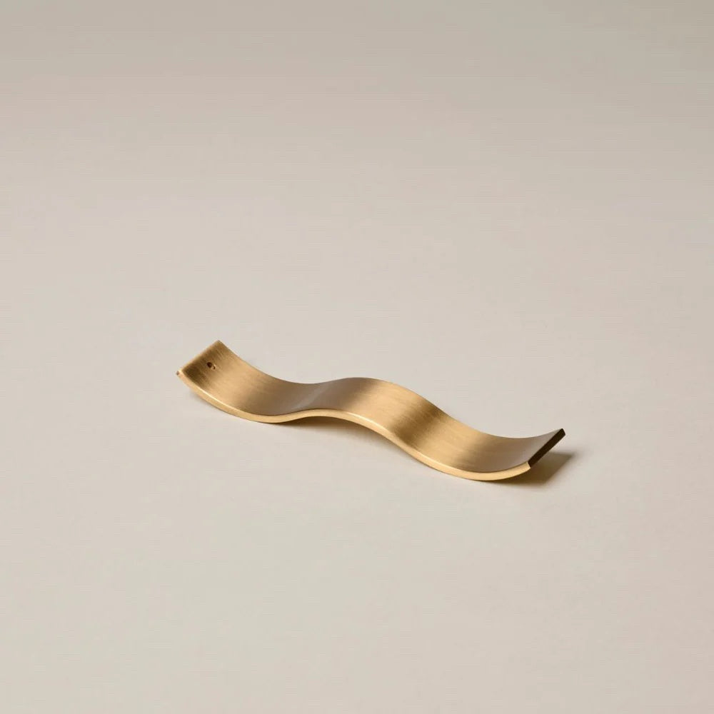 Wave Incense Holder / Brass