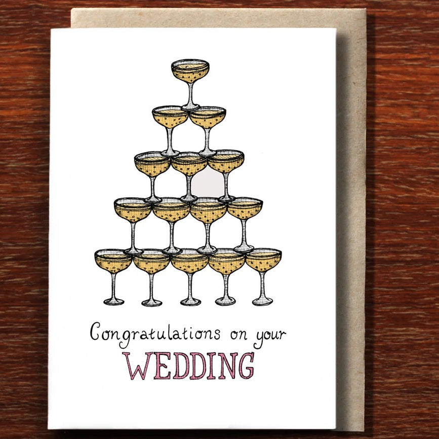 Greeting Card / Wedding Champagne