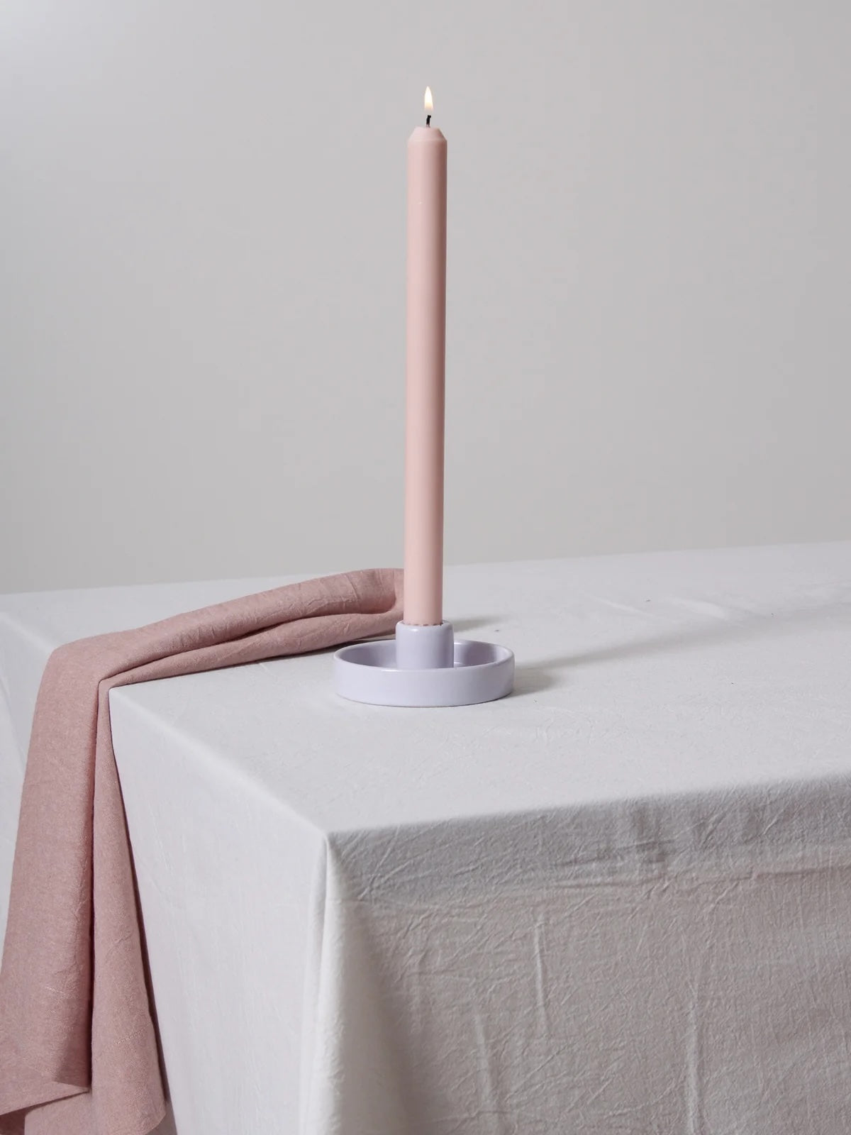 Amara Ceramic Candle Holder / Wisteria