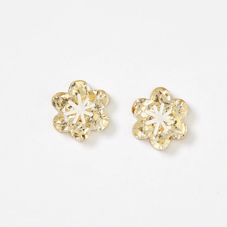 Aster Stud Earrings / Gold