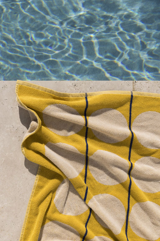 Abacus Beach Towel / Daffodil