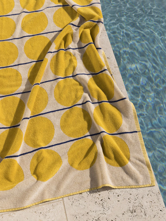 Abacus Beach Towel / Daffodil