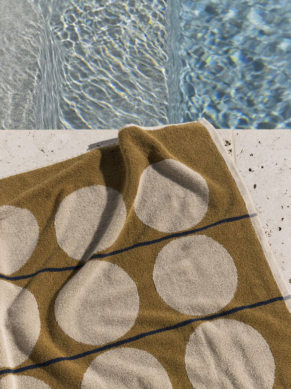 Abacus Beach Towel / Oyster