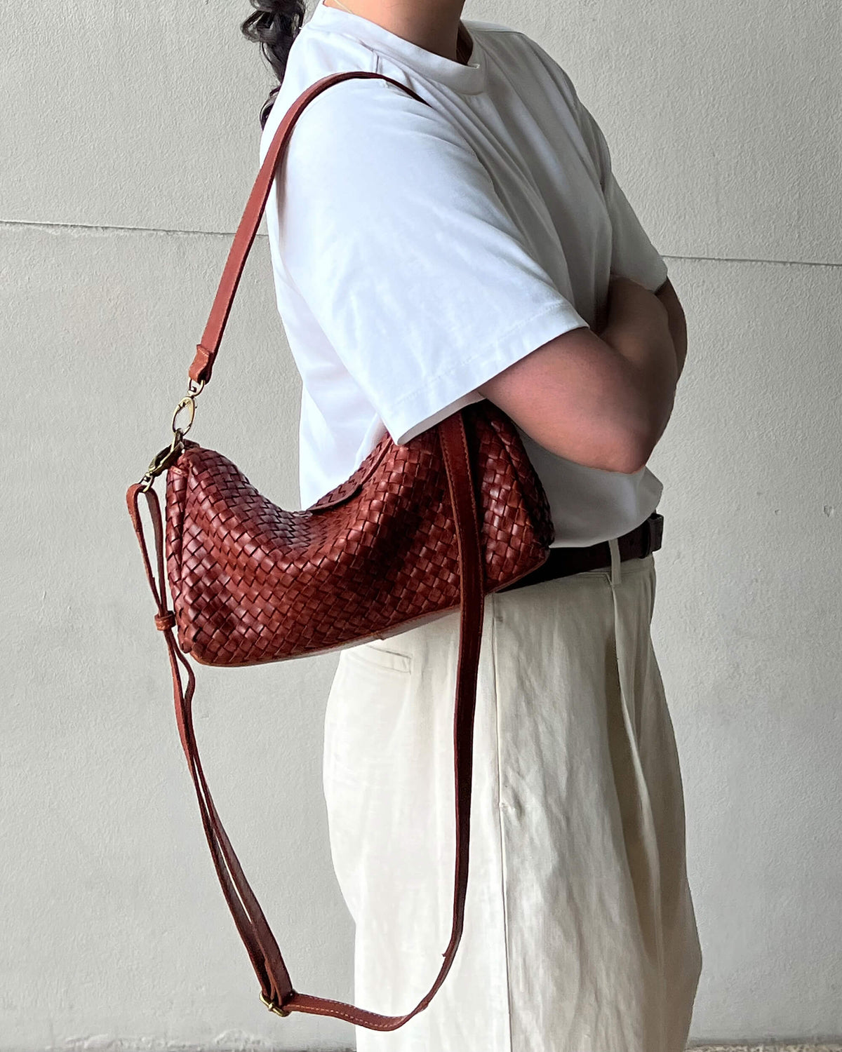 Basque Midi Bag / Amber
