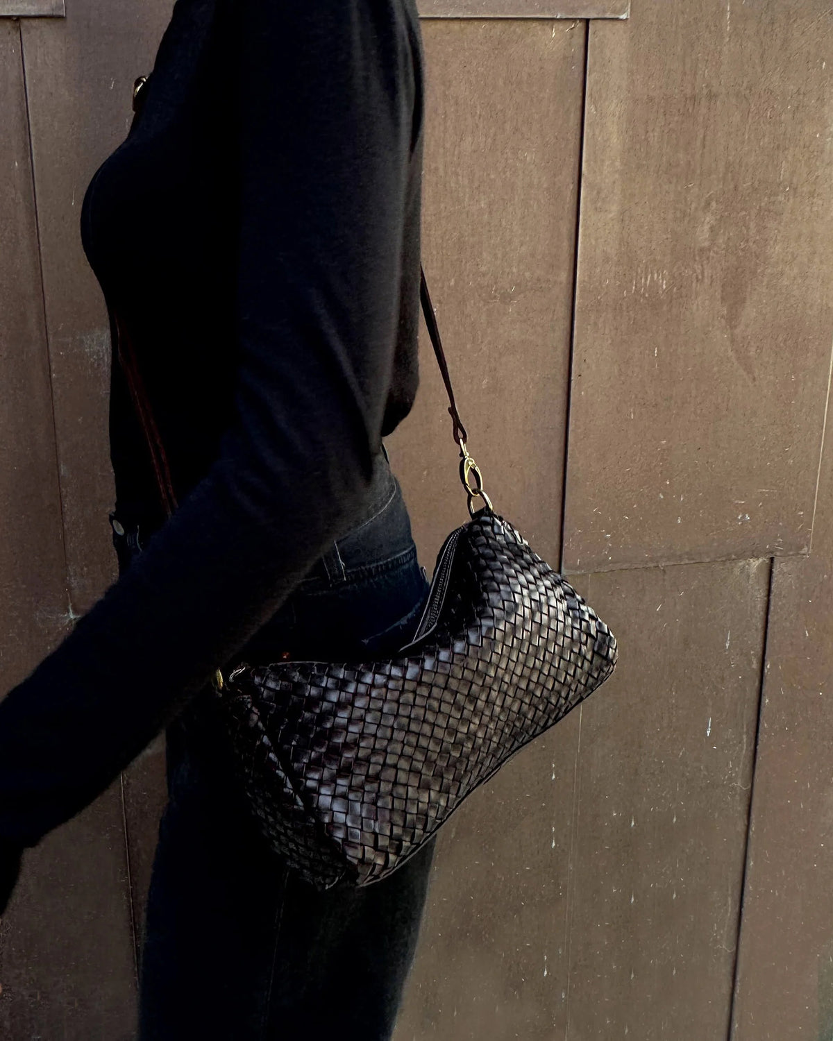 Basque Midi Bag / Chocolate