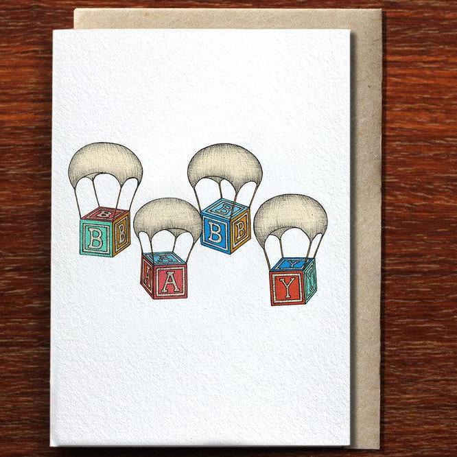 Greeting Card / Baby Parachutes