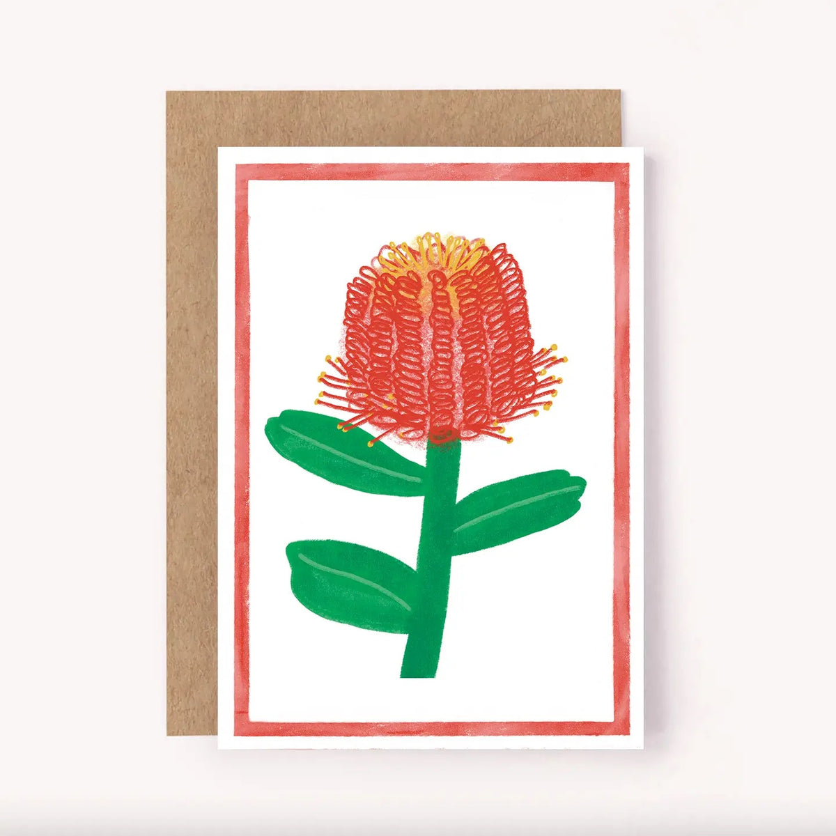 Banksia Greeting Card