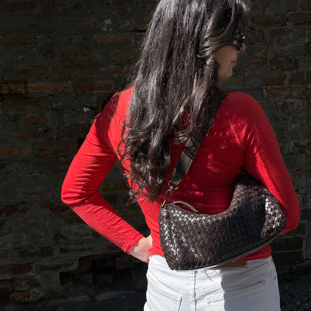 Basque Midi Bag / Chocolate