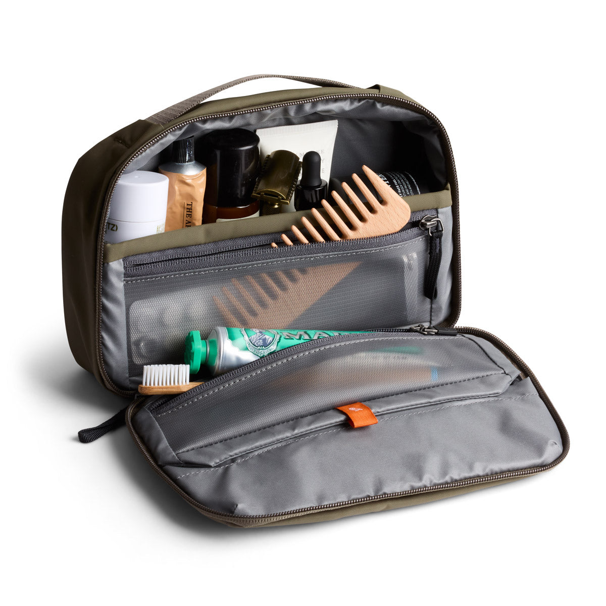 Hanging Toiletry Bag / Sea Kelp