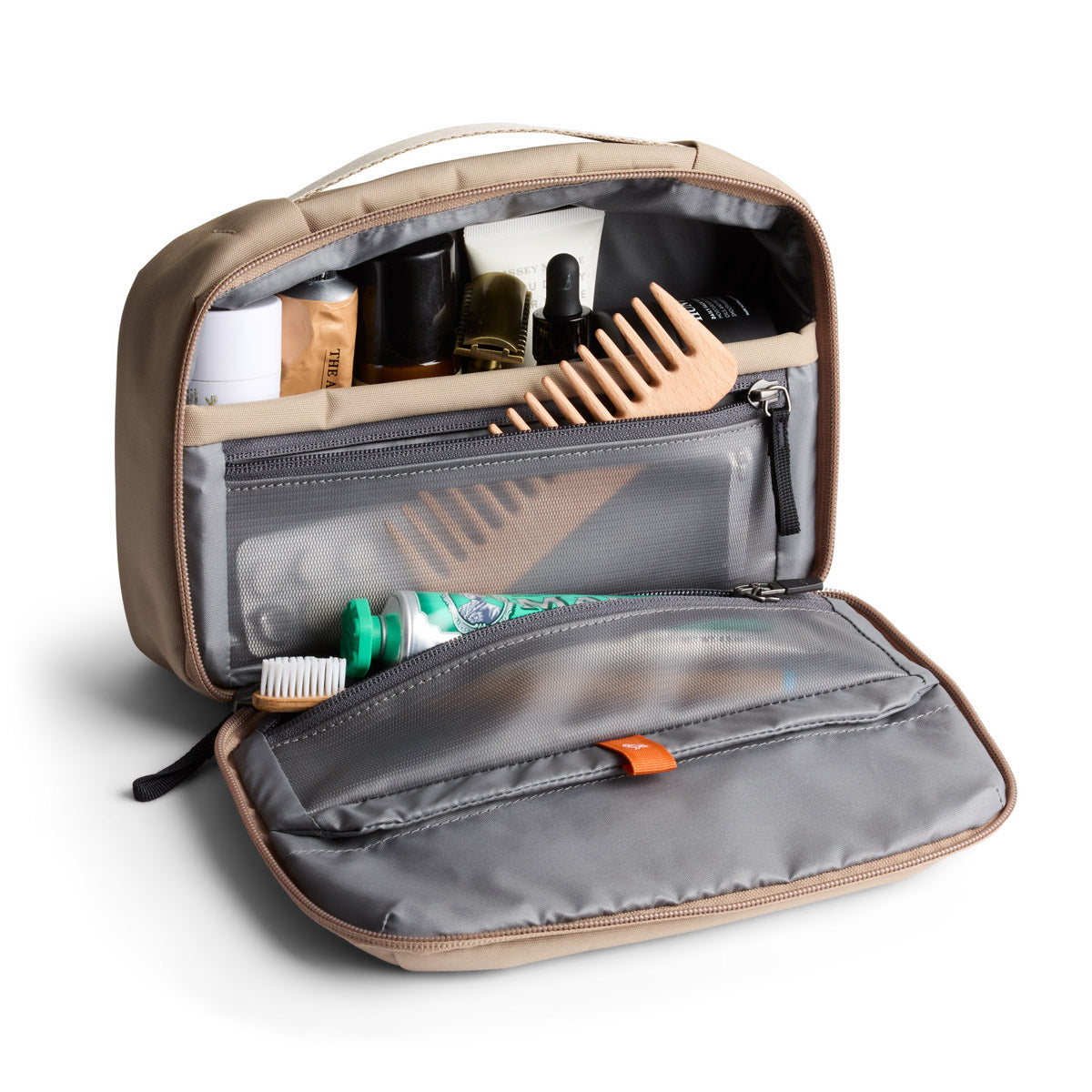 Hanging Toiletry Bag / Stone