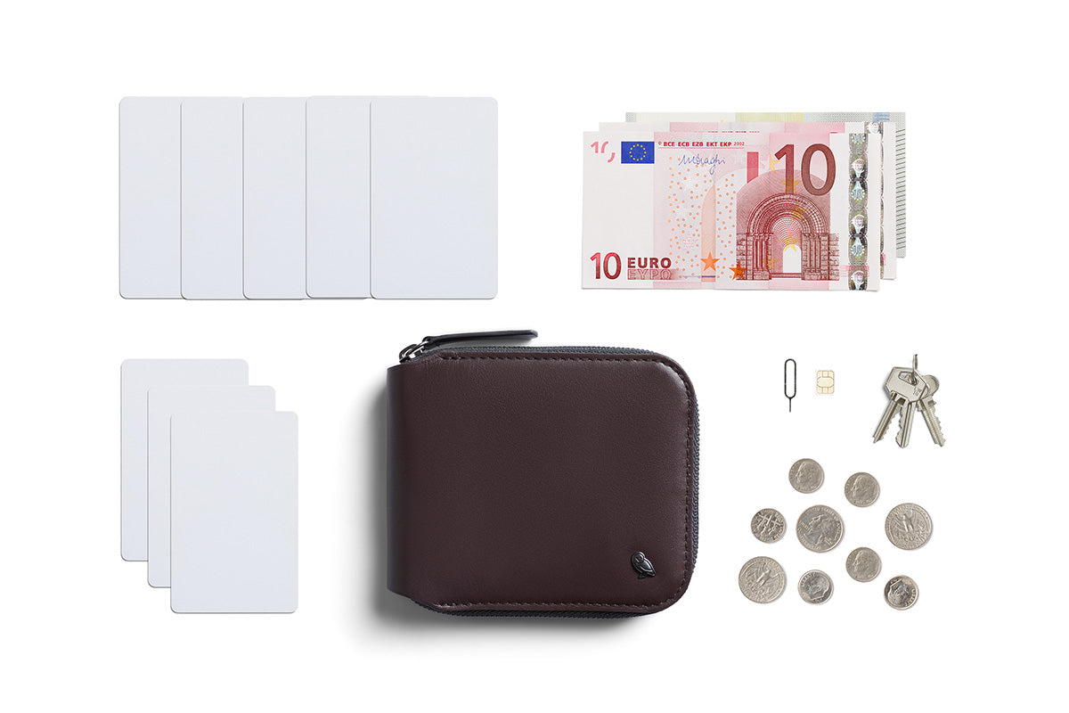 Zip Wallet / Deep Plum