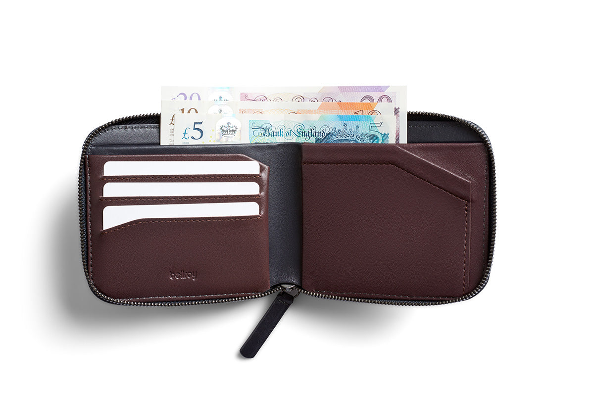 Zip Wallet / Deep Plum