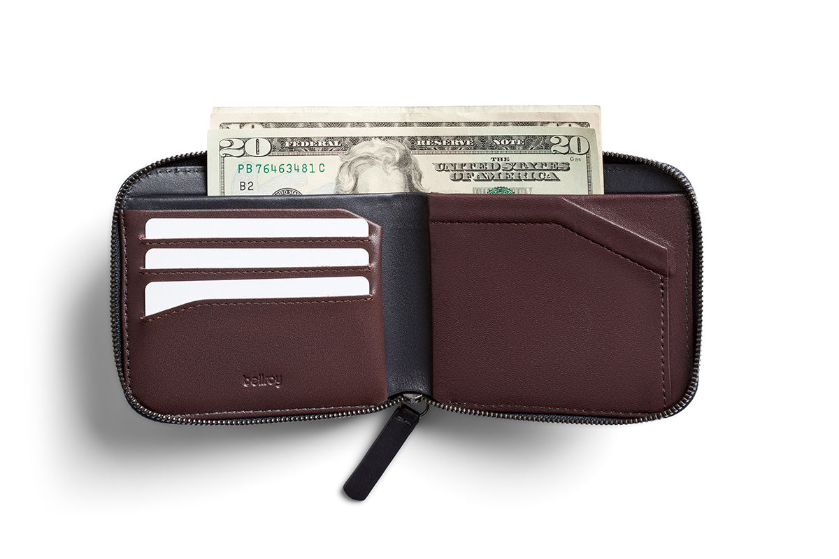 Zip Wallet / Deep Plum