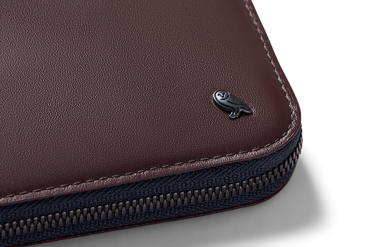Zip Wallet / Deep Plum