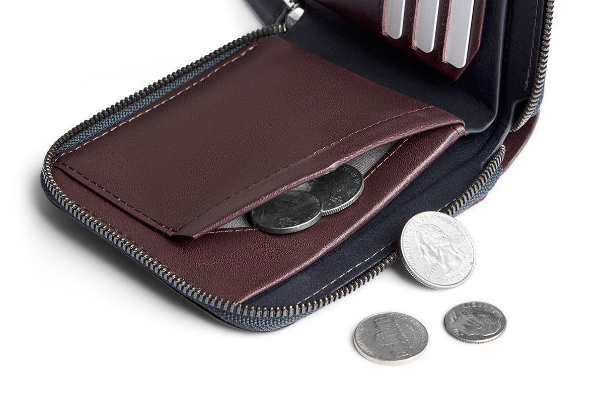 Zip Wallet / Deep Plum