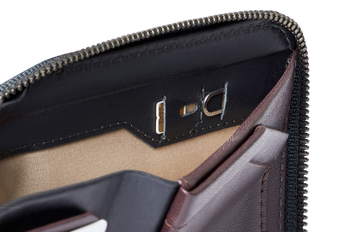Zip Wallet / Deep Plum
