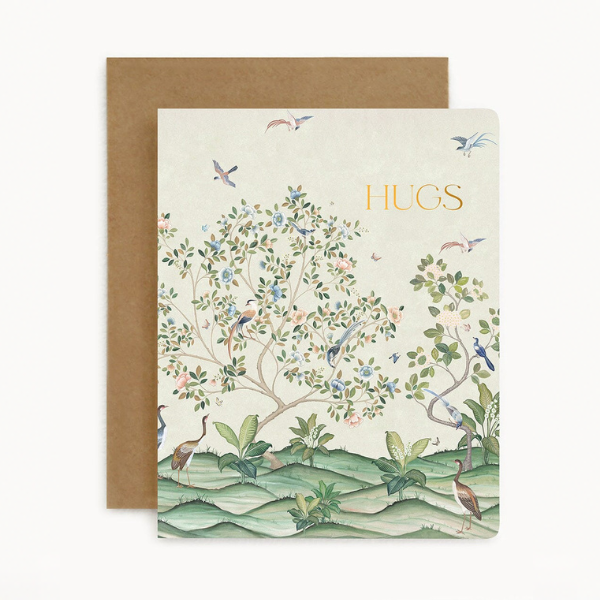 Letterpress Card / Hugs