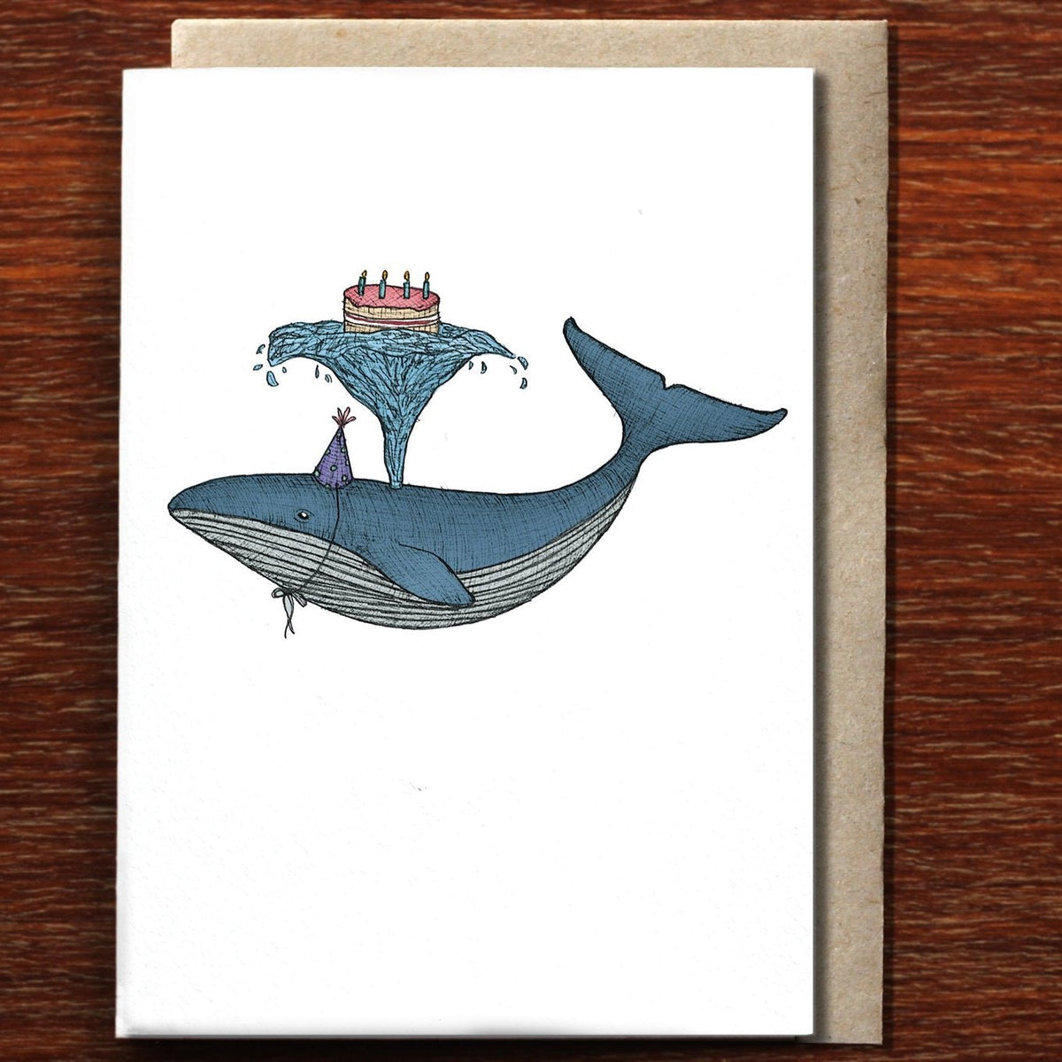 Greeting Card / Birthday Whale