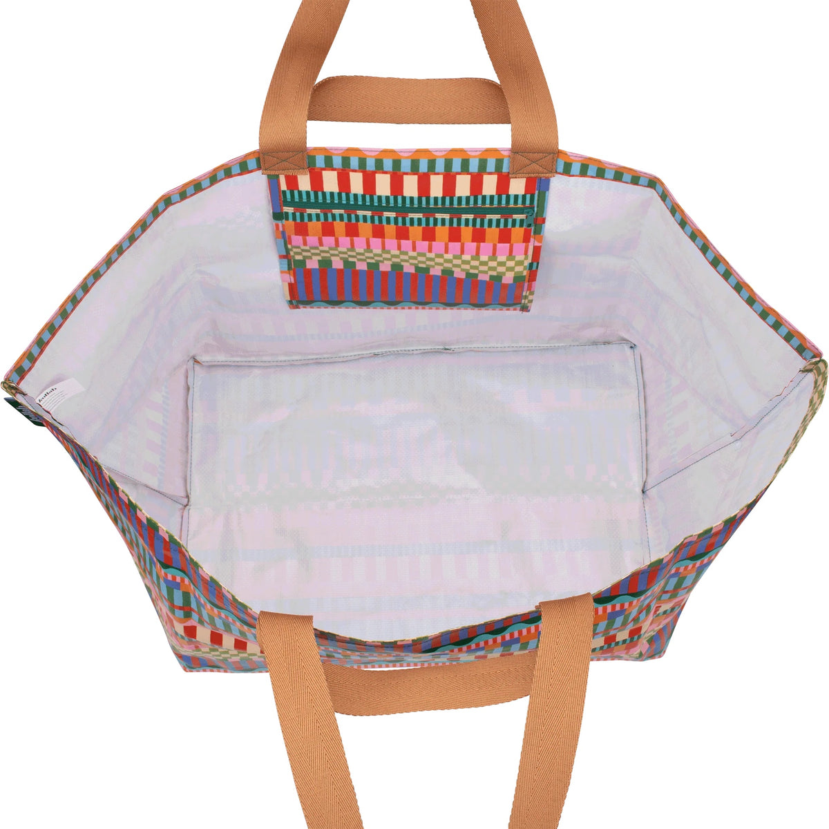 Blocks & Stripes Beach Bag
