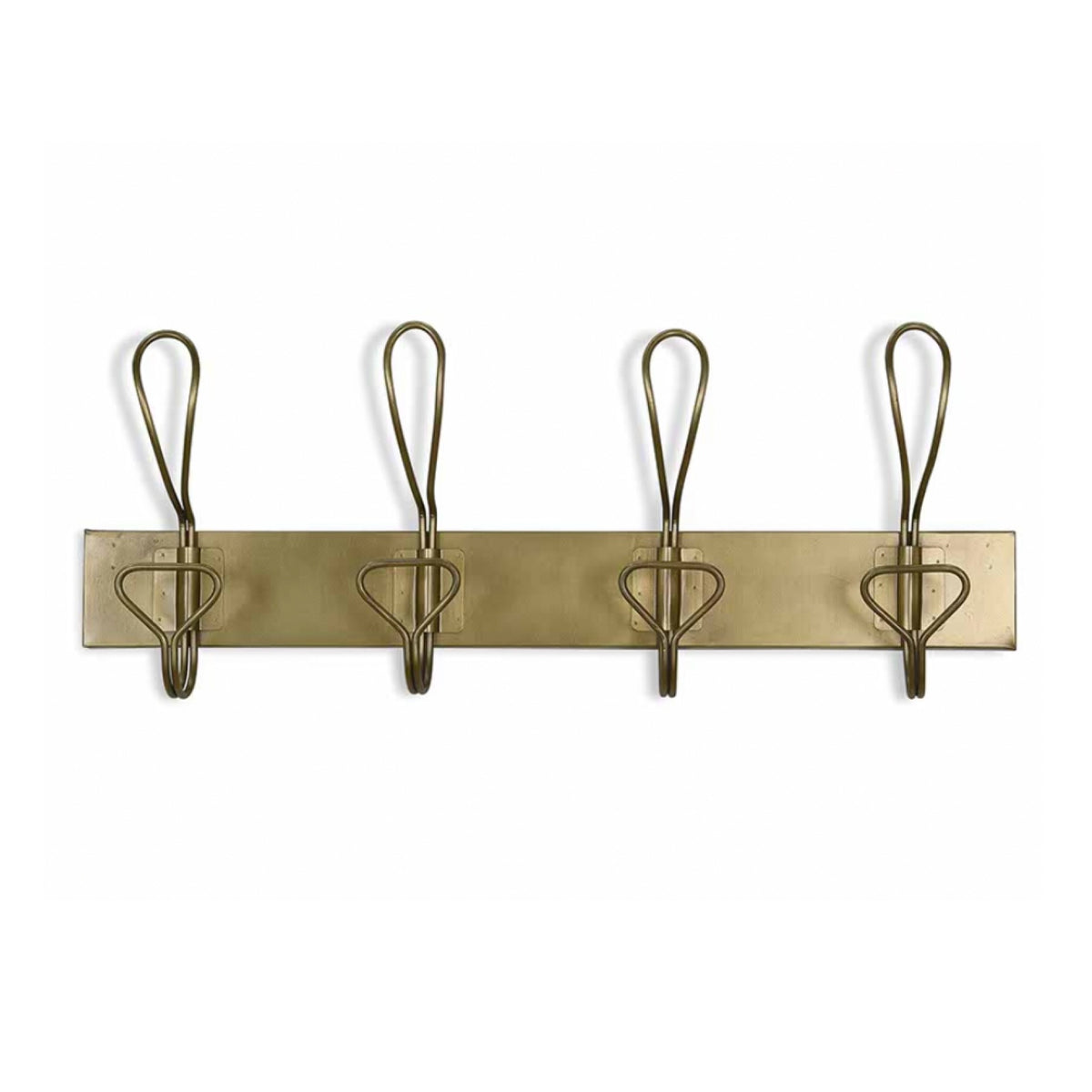 Brompton Hook Rail / Antique Brass Finish