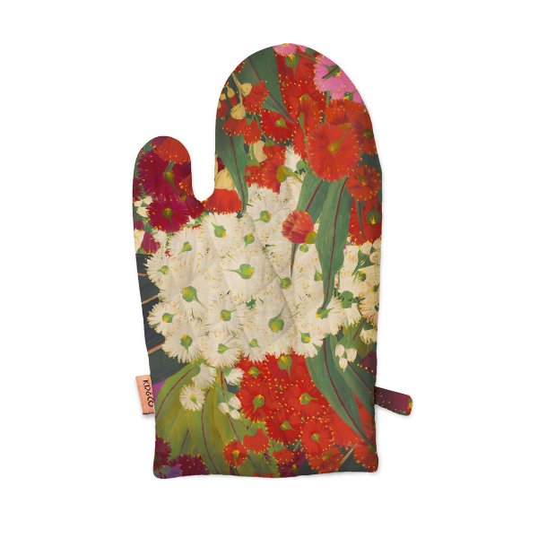 Australian Bush Blossom Oven Mitt