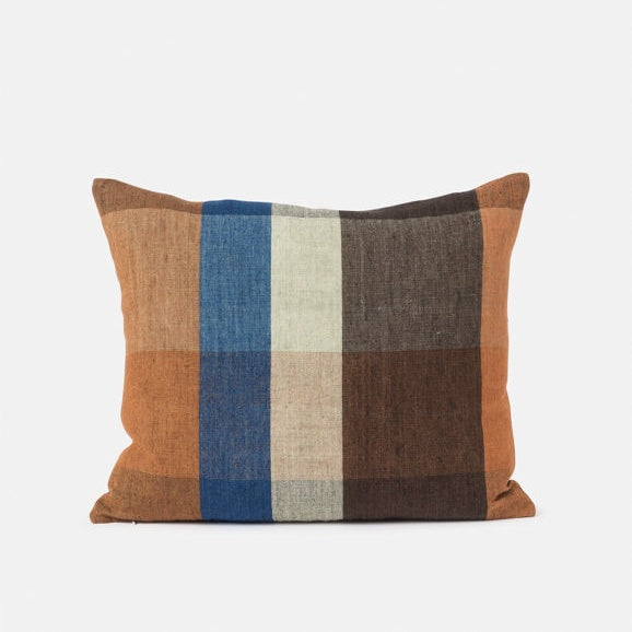 Cabin Linen Cushion /  Midnight Multi