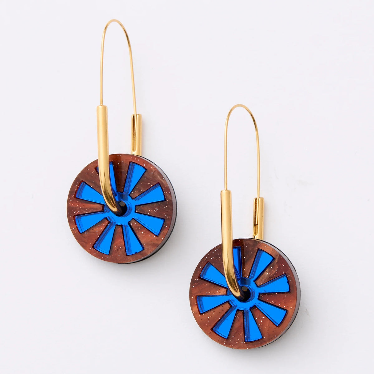 Calypso Earrings / Brown Cobalt