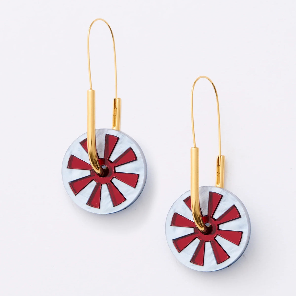 Calypso Earrings / Blue Plum