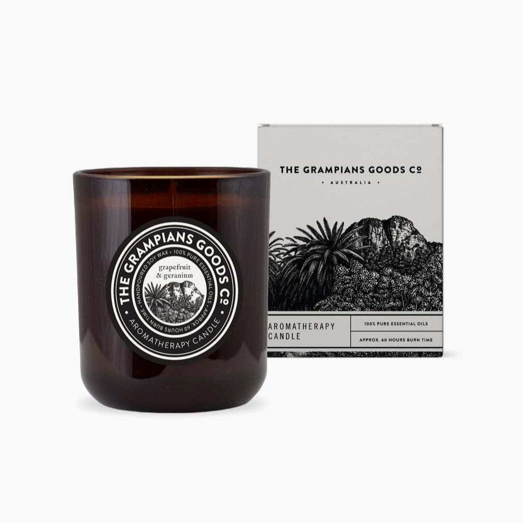 Aromatherapy Candle / Grapefruit &amp; Geranium