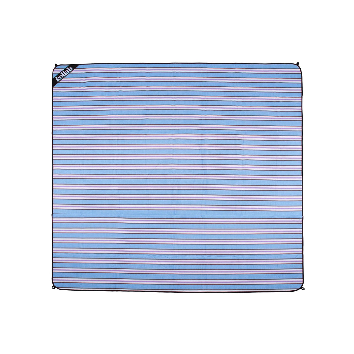 Choc Blue Stripe Picnic Mat