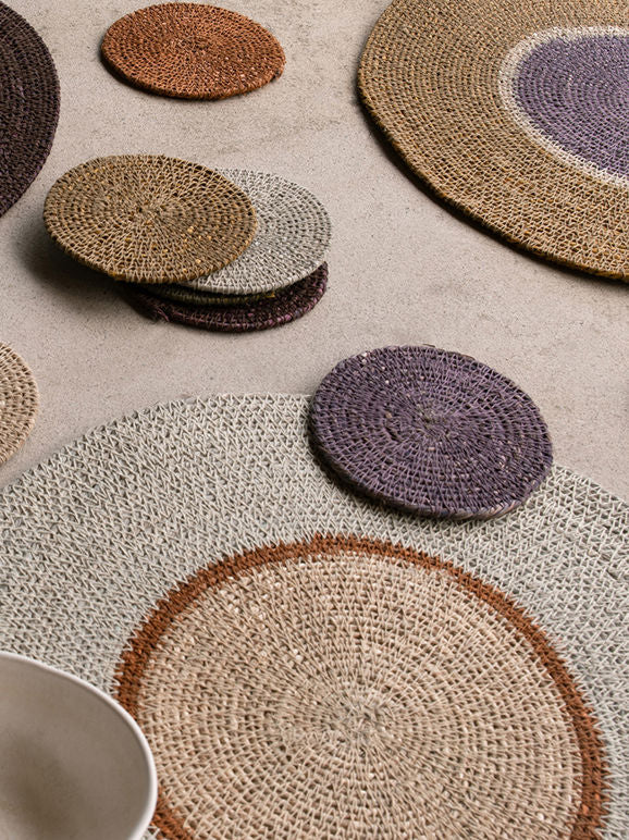 Pinto Coaster Set of 4 / Mulberry