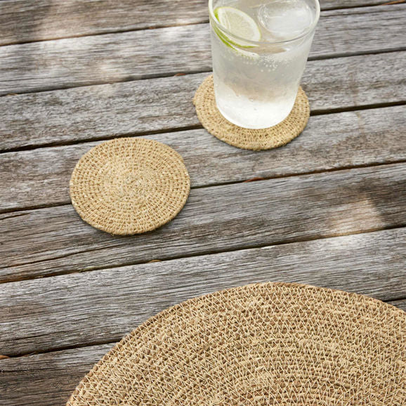 Woven Coaster Set of 4 / Natural