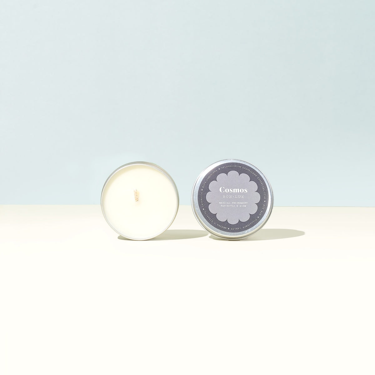 Cosmos Travel Tin Candle