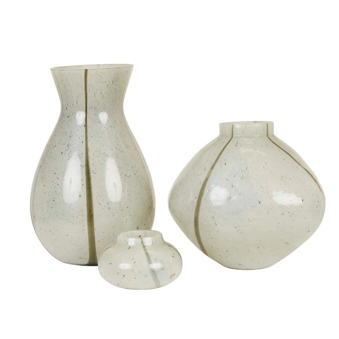 Boden Stripe Small Vase / Sage