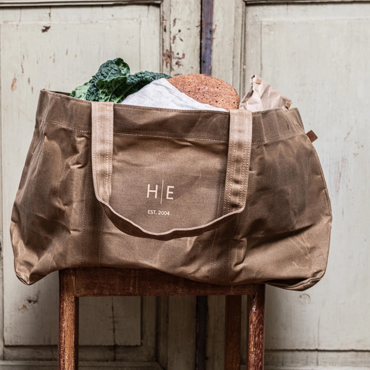 Waxed Canvas Carry All / Desert Sand