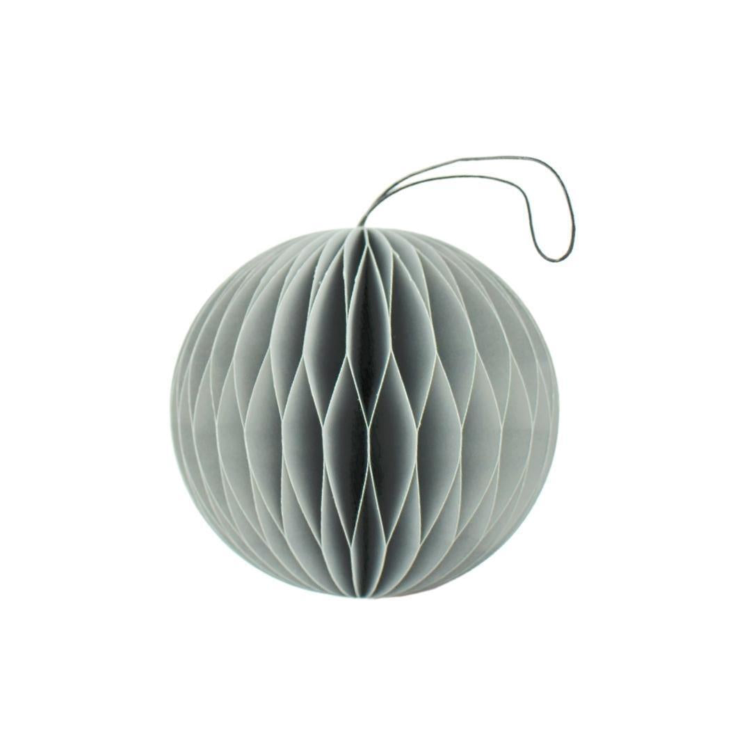 Paper Sphere Ornament / Dusty Blue