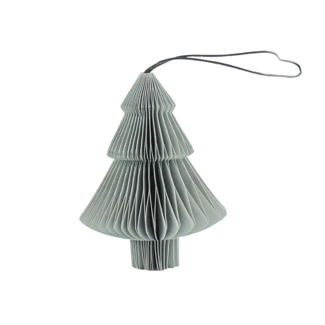Paper Tree Ornament / Dusty Blue