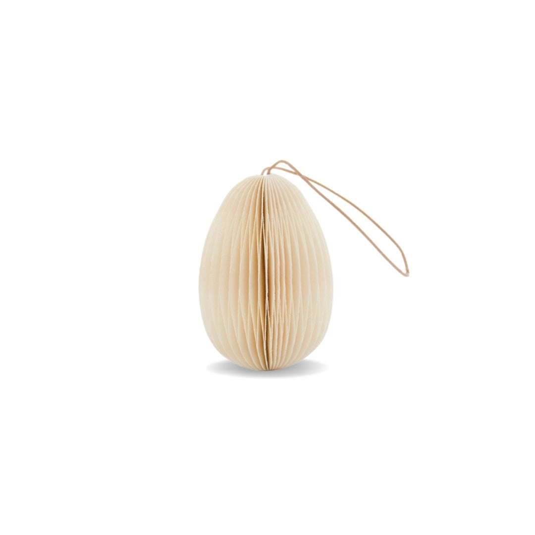 Easter Egg Hanging Ornament / Off White