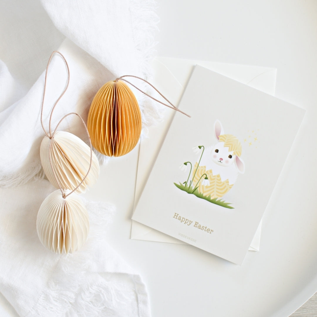 Easter Egg Hanging Ornament / Off White