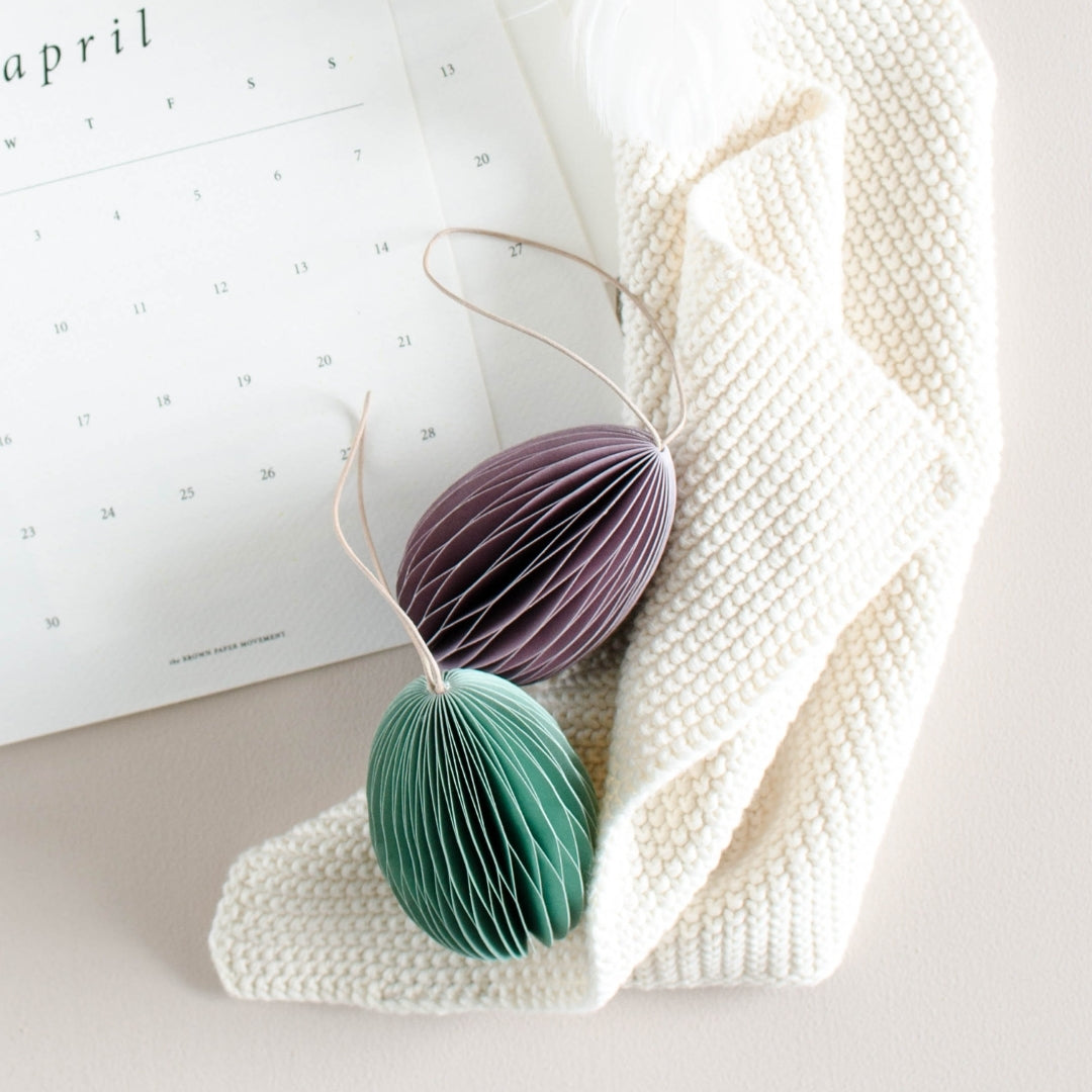 Easter Egg Hanging Ornament / Lavender