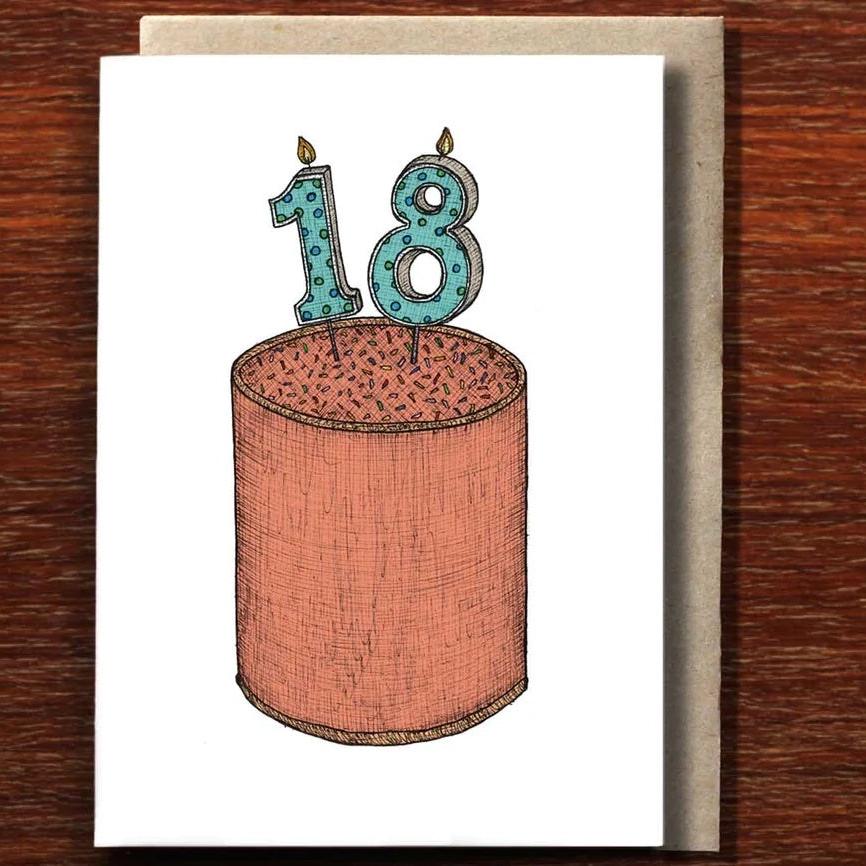 Greeting Card / 18th Birthday