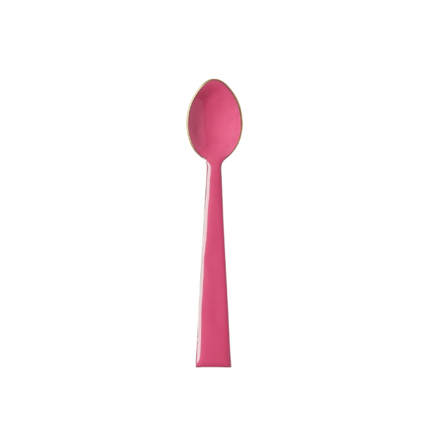 Enamel Teaspoon / Dark Pink