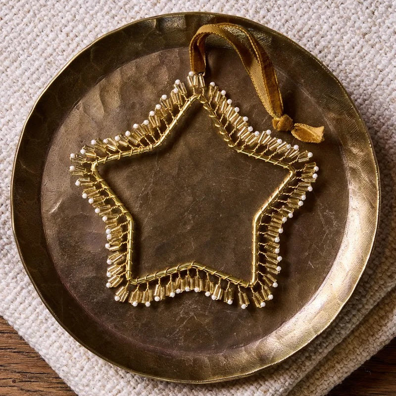 Hanging Beaded Star