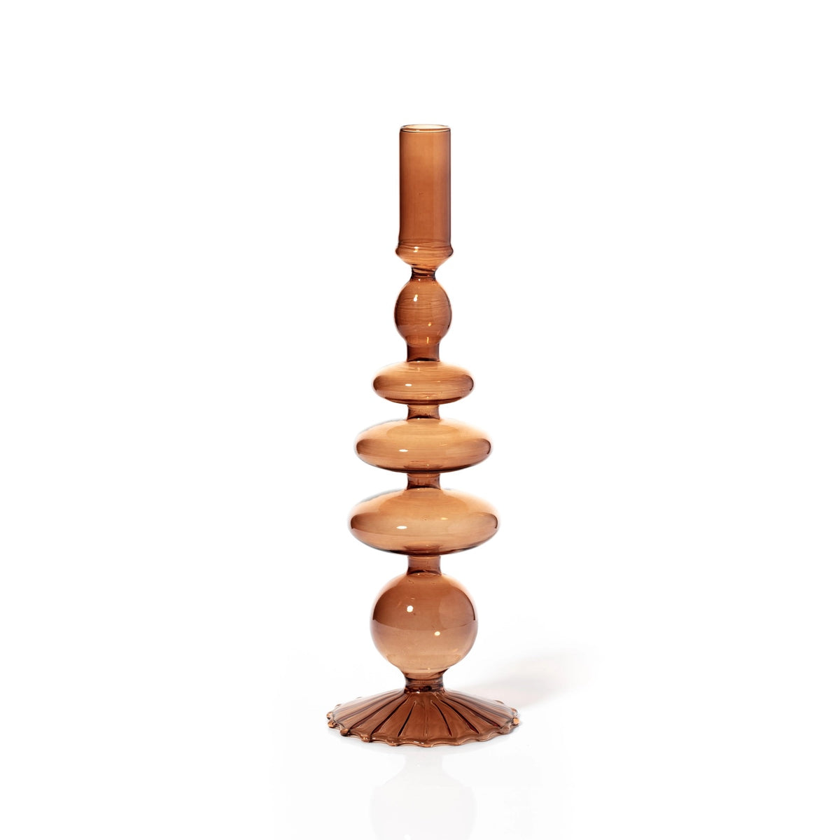 Taper Candle Holder / Champagne