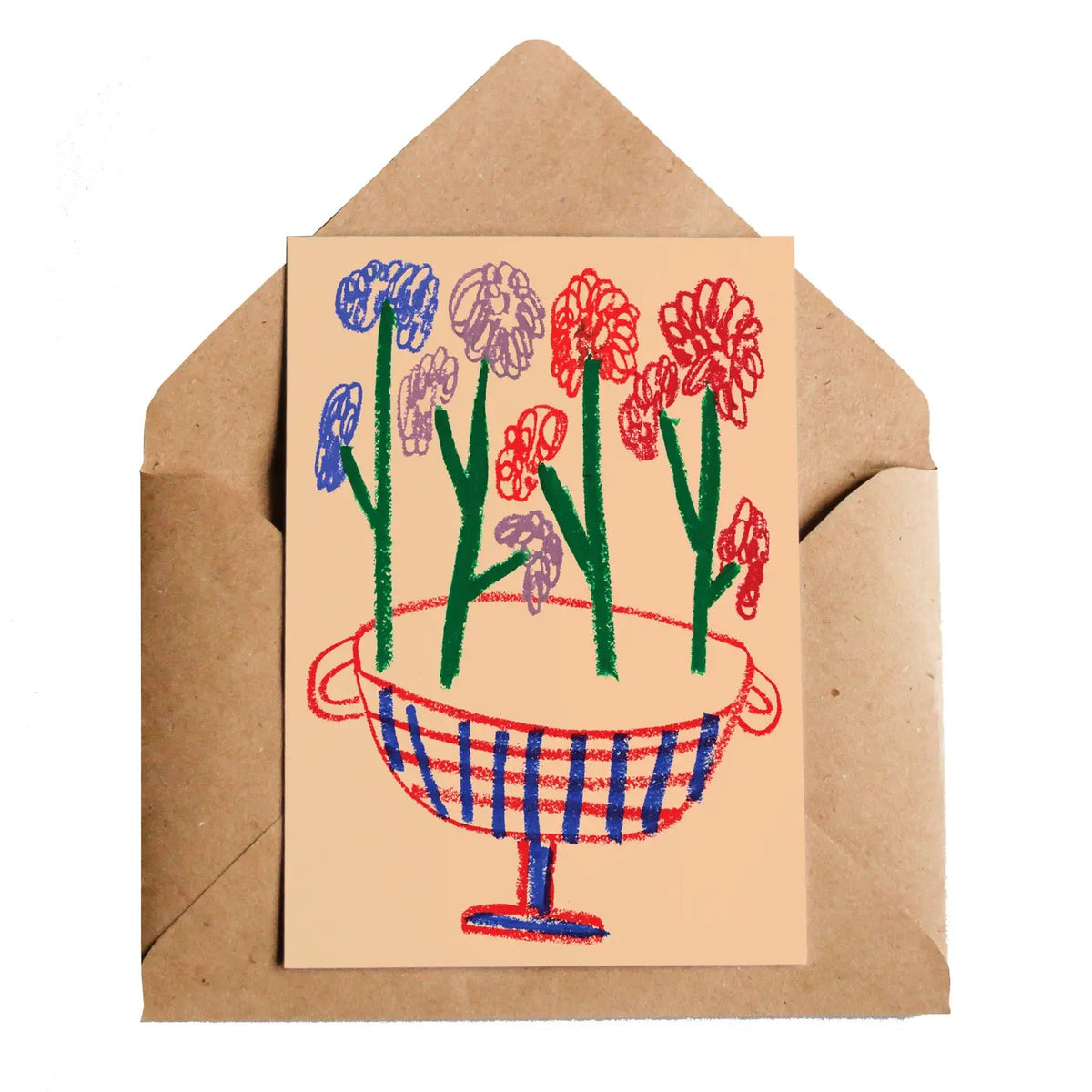Flower in a Vase Greeting Card