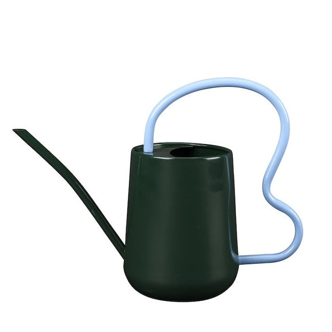 Collector Scalloped Indoor Watering Can / Green